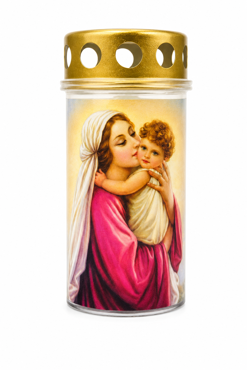 Pietna sviečka s Madonou a dieťaťom