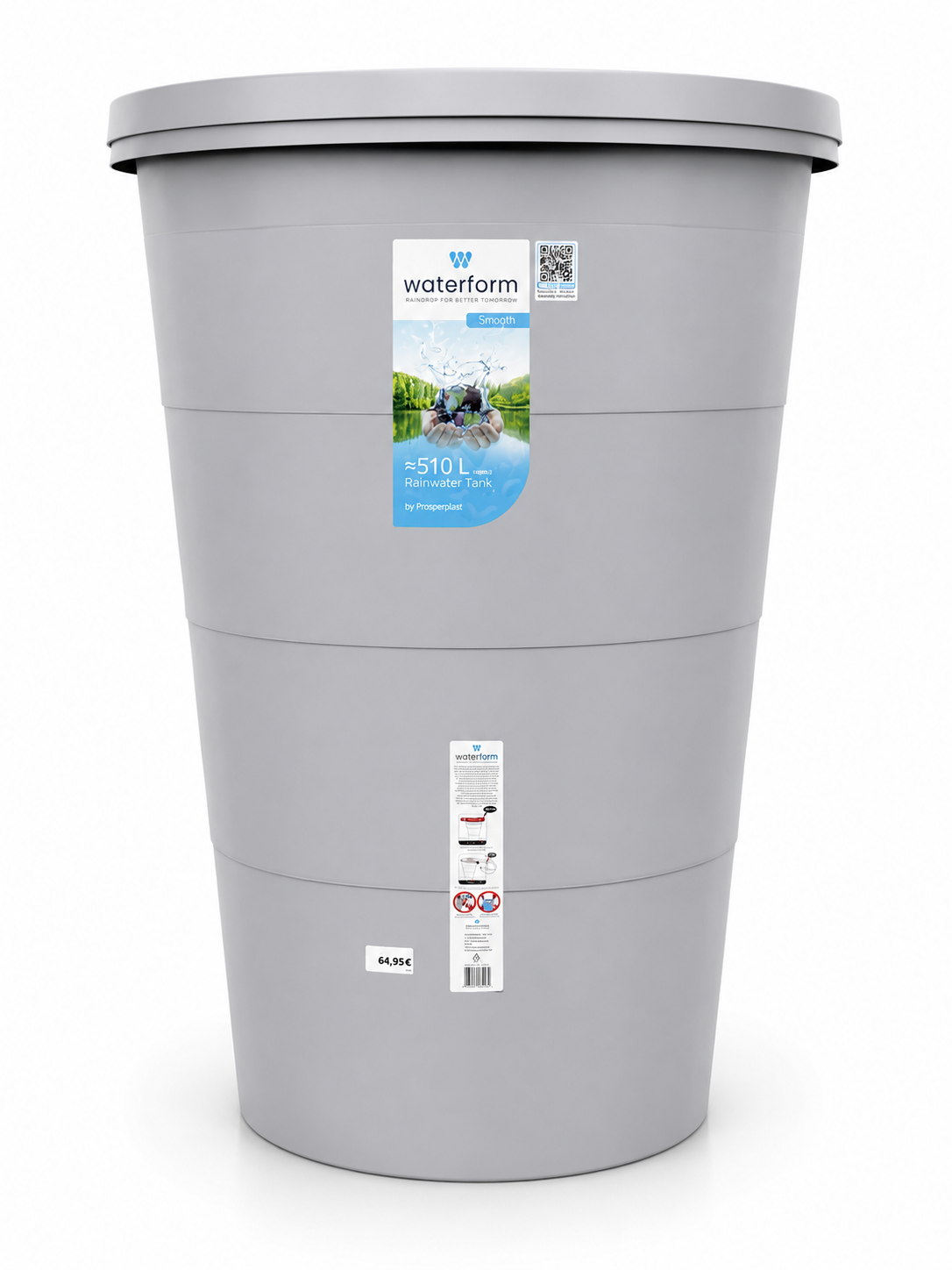 Nádrž na dažďovú vodu Waterform – sivá