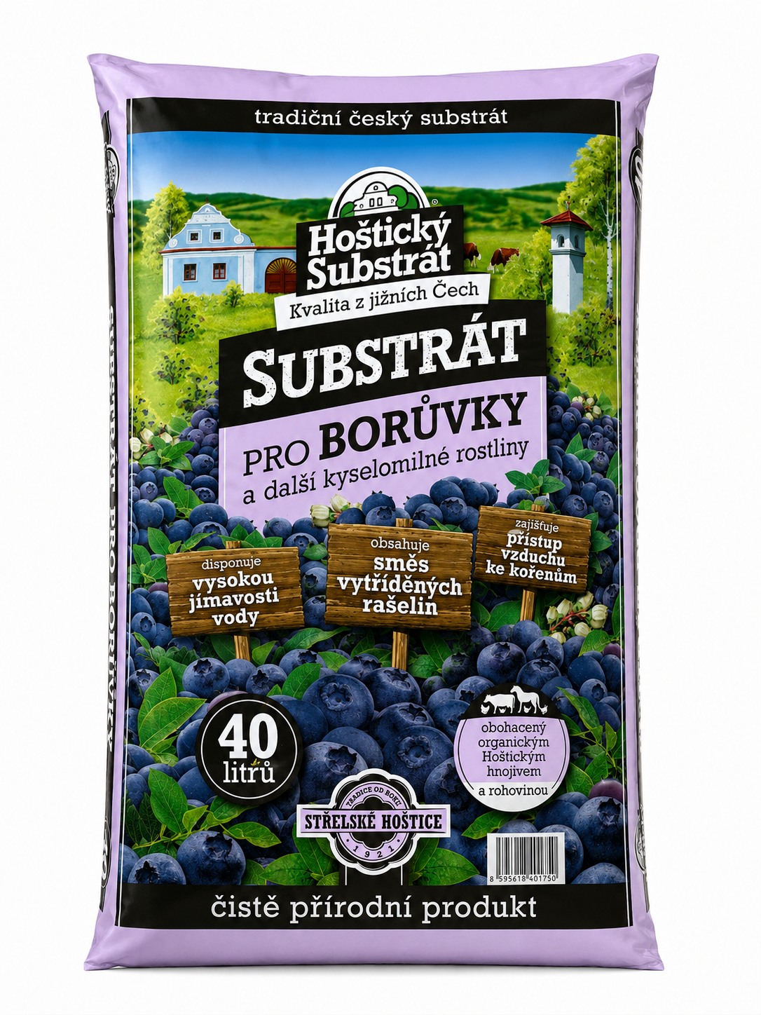 Hoštický substrát pre čučoriedky 40 l