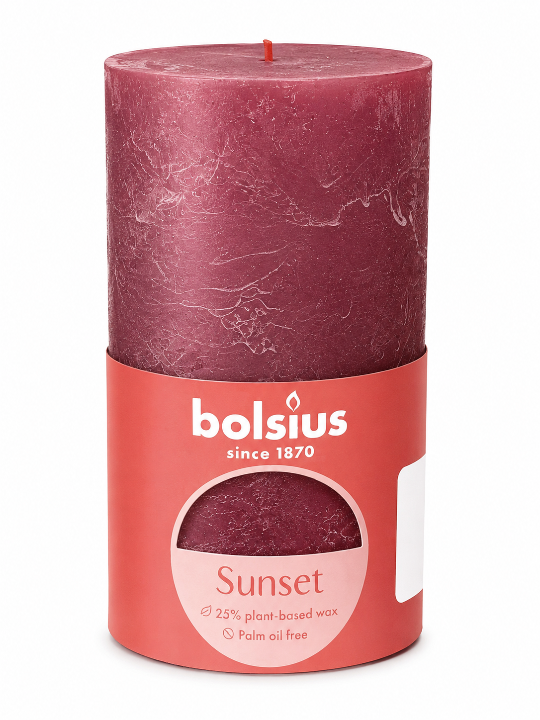 Sviečka Bolsius Sunset – bordová