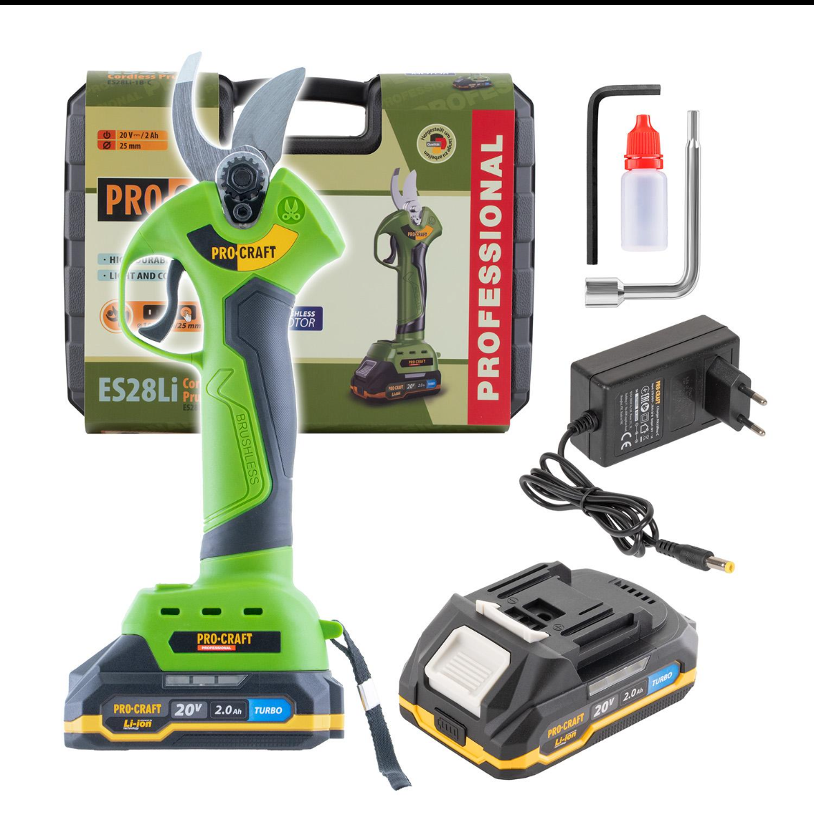 Aku nožnice na vetvy Procraft ES28Li