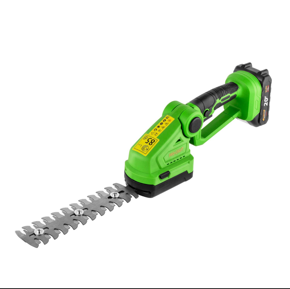 Aku nožnice na trávu a kríky Procraft