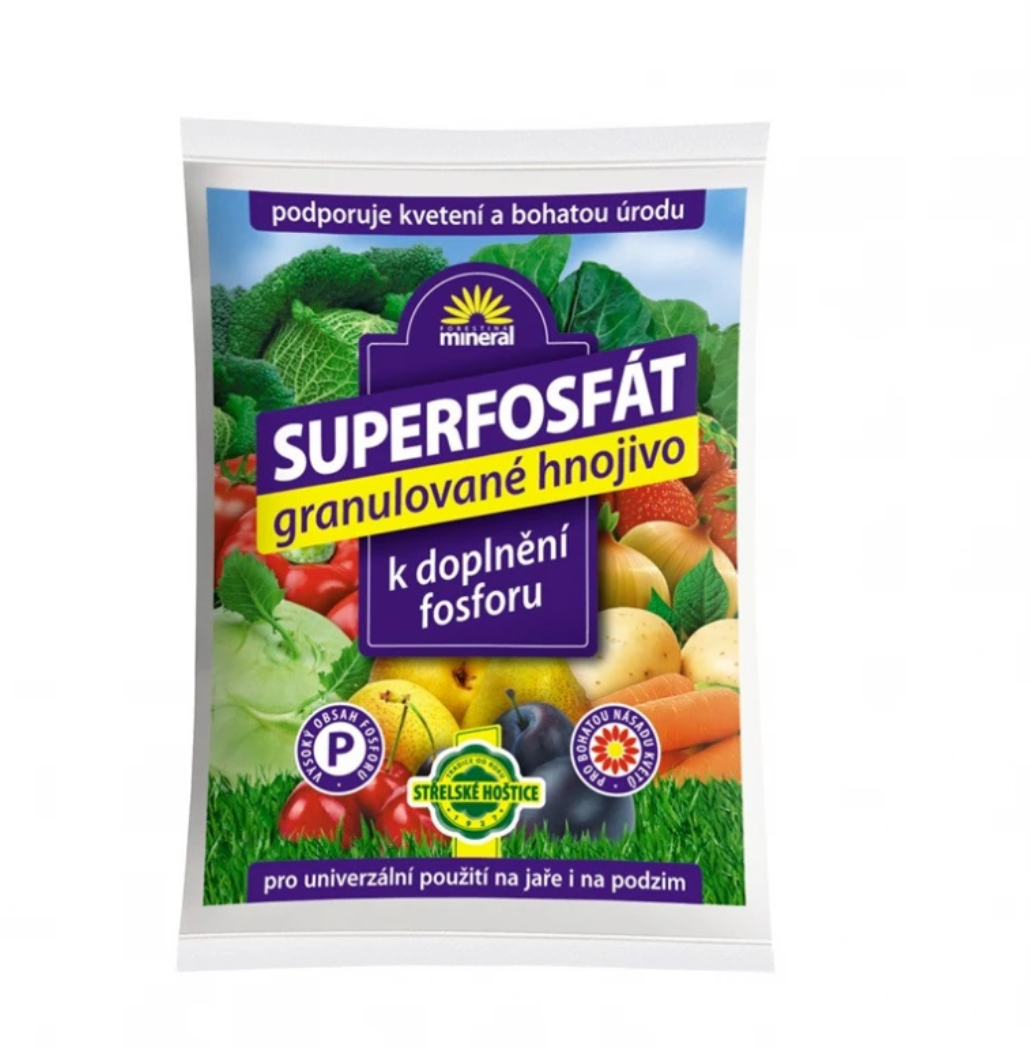 Mineral Superfosfát – granulované hnojivo