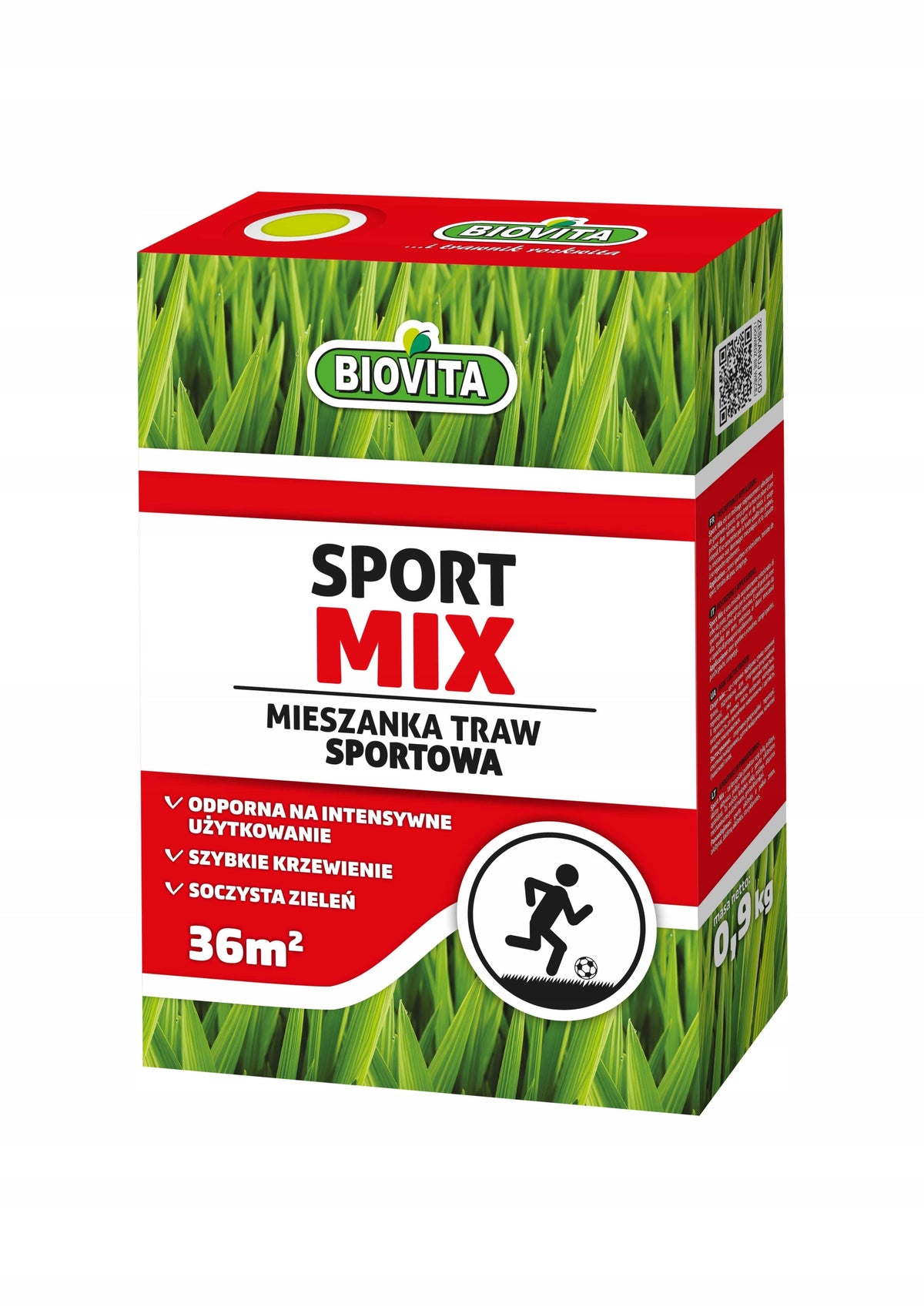 Trávna zmes Biovita SportMix 0,5 kg na 36 m²