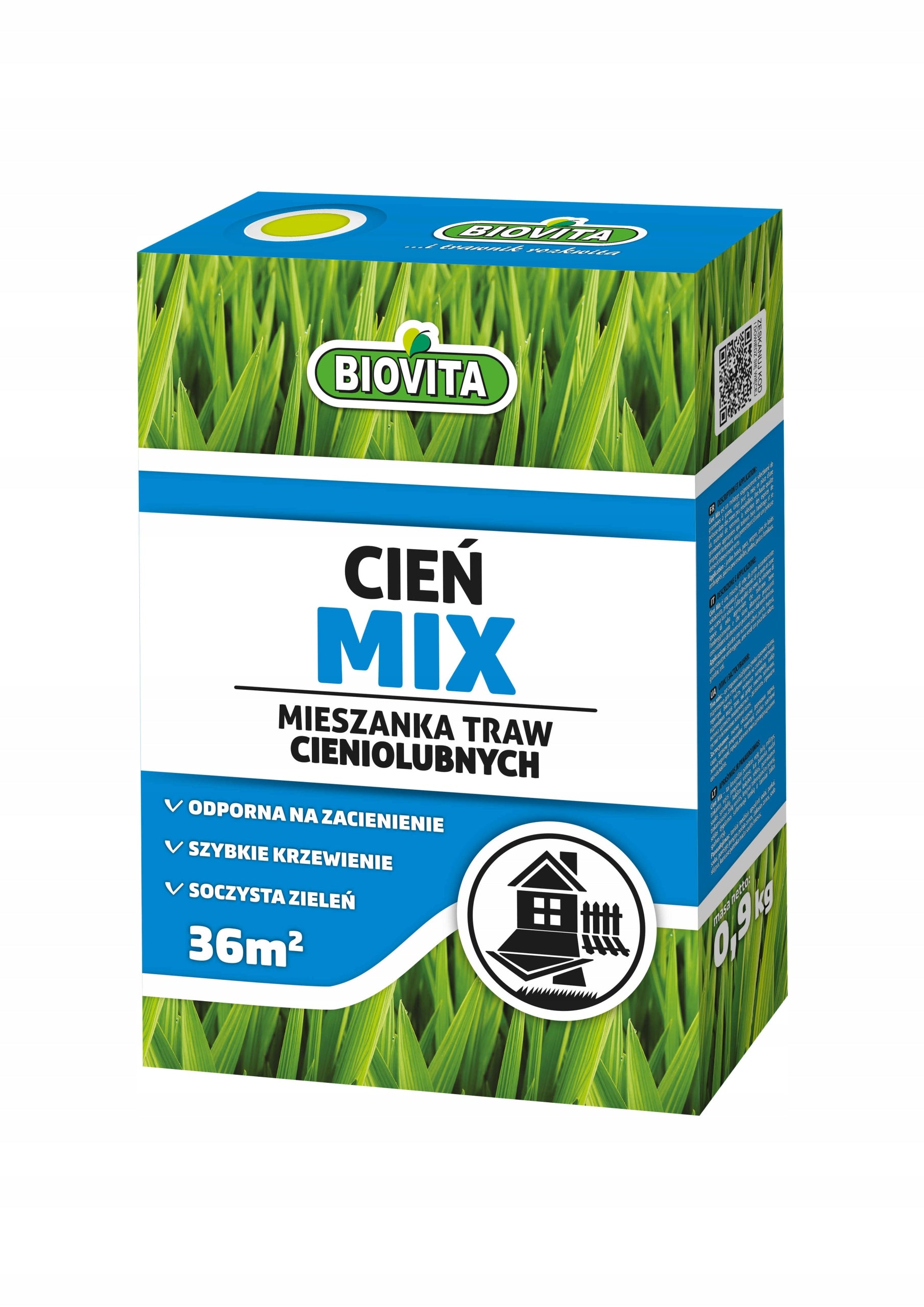 Trávna zmes Biovita CienMix 0,5 kg na 36 m²