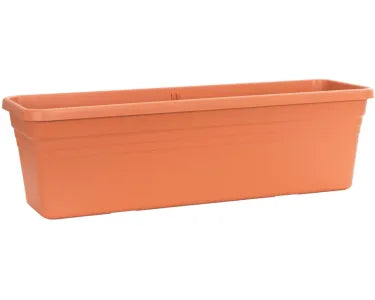 Terakotový dlhý balkónový truhlík
