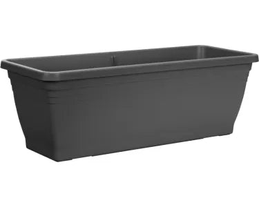 Čierny balkónový truhlík