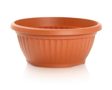 Plastový kvetináč – terakotová miska