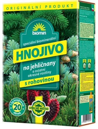 Biomín hnojivo na ihličnany