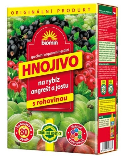 Biomín hnojivo na ríbezle a egreše