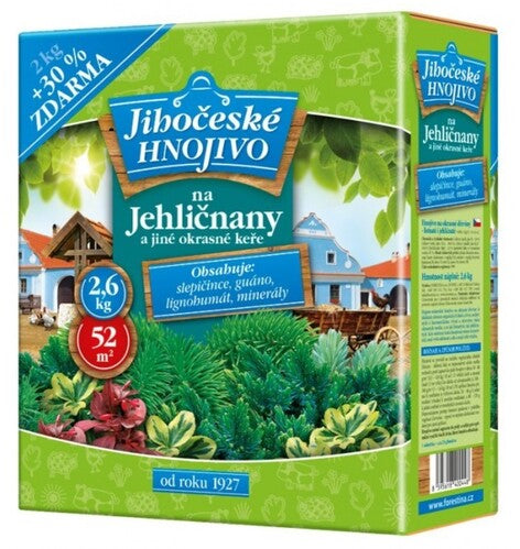 Jihočeské hnojivo na ihličnany 2,6 kg