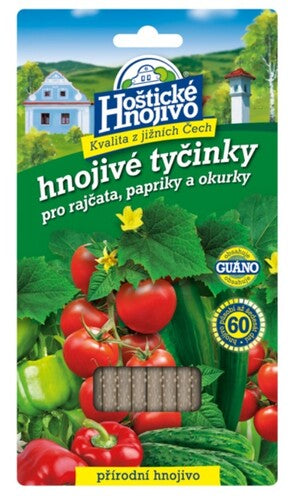 Hoštické hnojivé tyčinky pre paradajky, papriky a uhorky