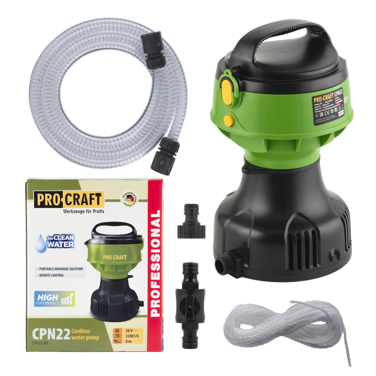 Ponorné čerpadlo Procraft CPN22 – súprava