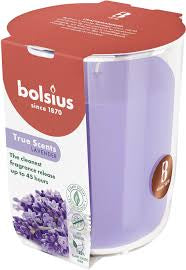 Vonná sviečka Bolsius True Scents Lavender v skle