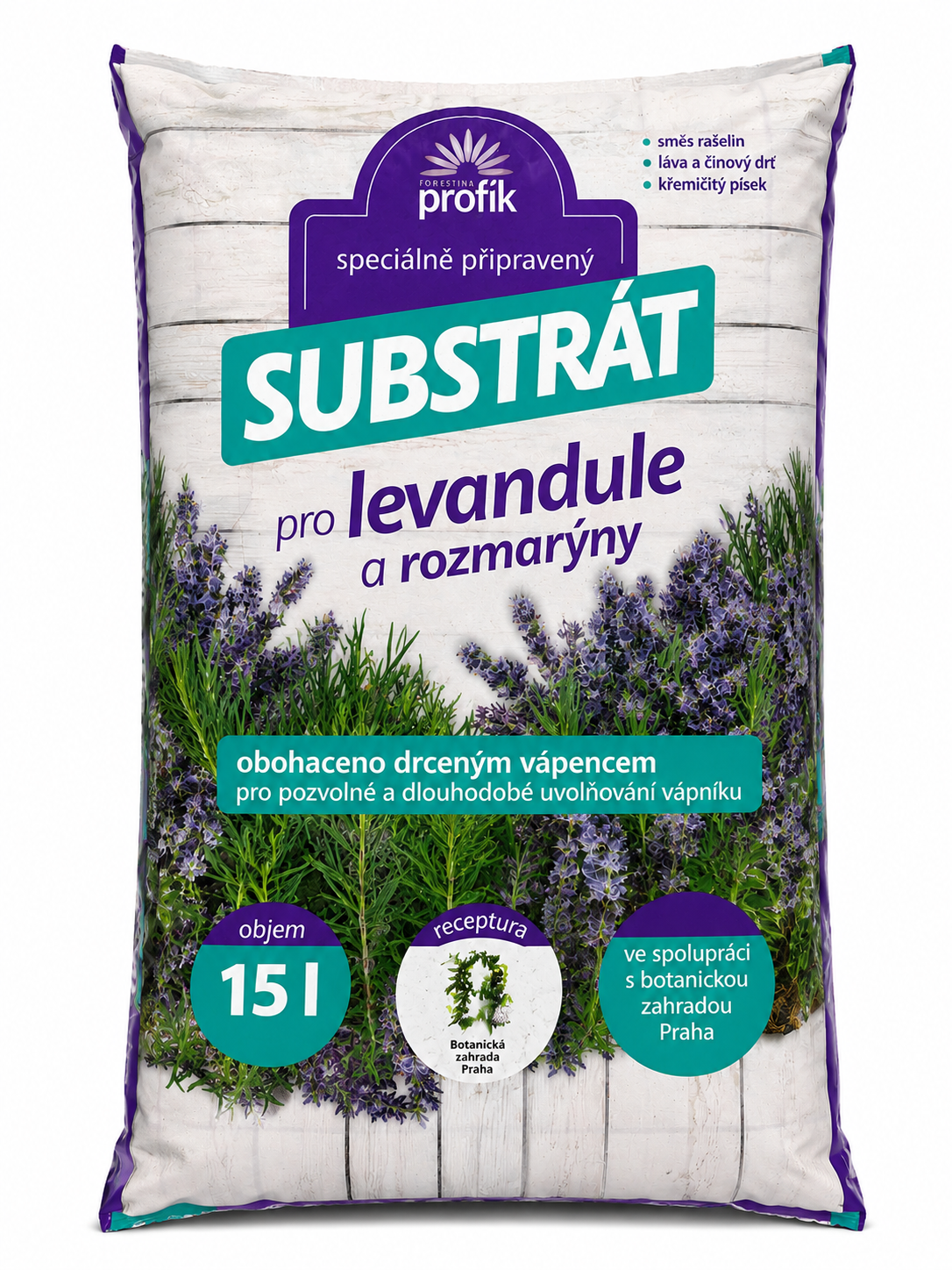 Substrát Profík pre levandule a rozmaríny 15 l