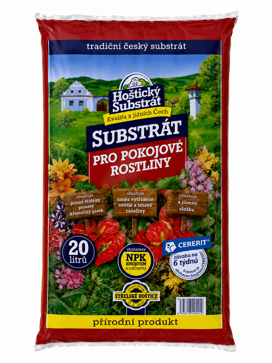Hoštický substrát pre izbové rastliny 20 l