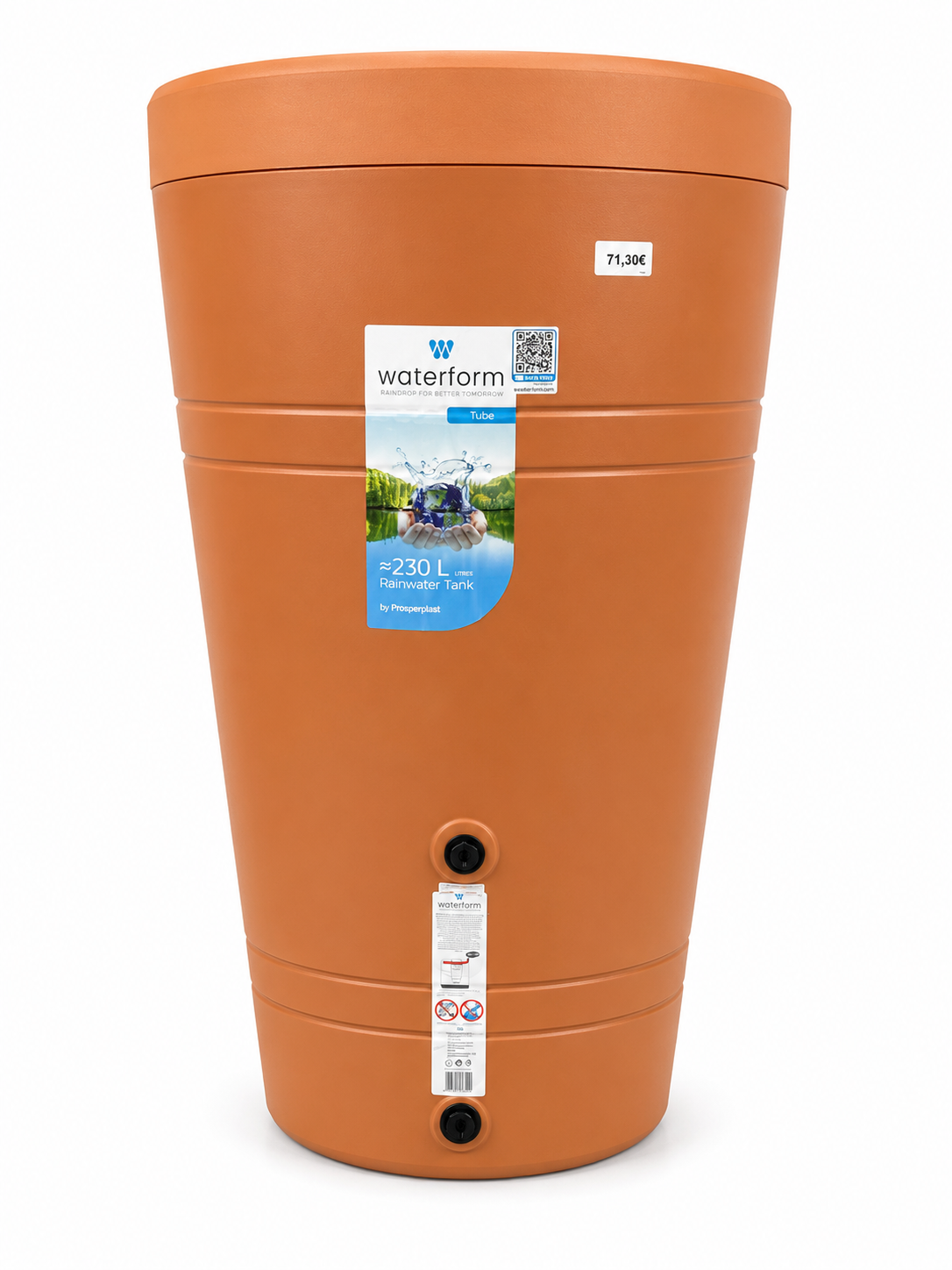 Nádrž na dažďovú vodu Waterform – terakota