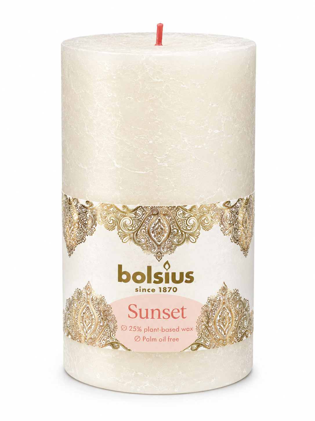 Sviečka Bolsius Sunset – slonovinová