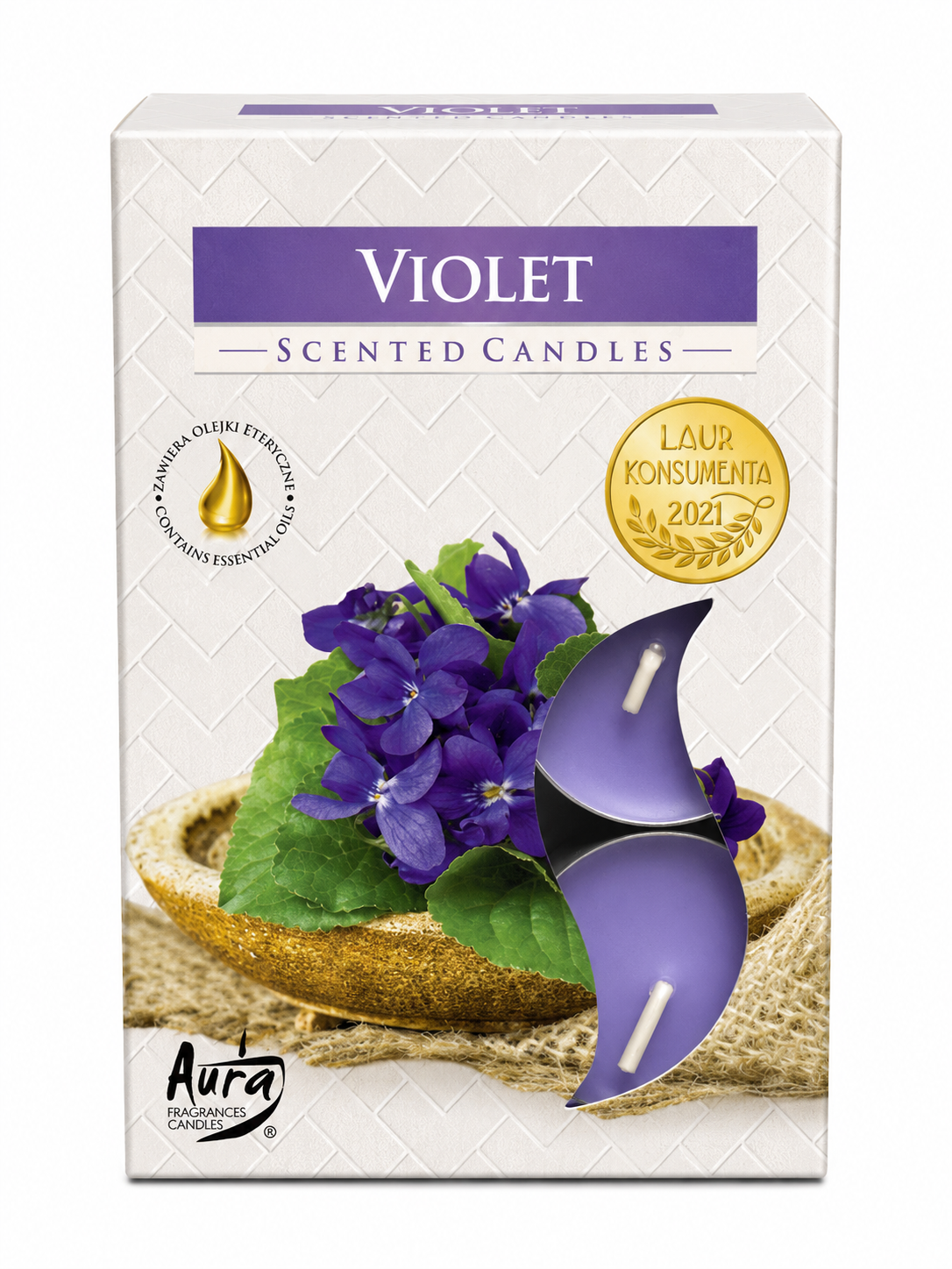 Vonná sviečka Violet