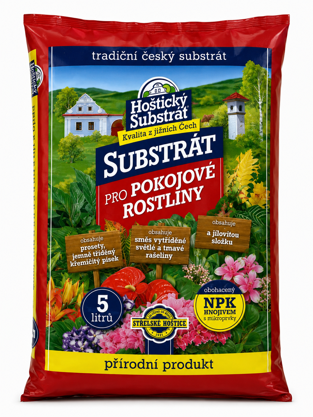 Hoštický substrát pre izbové rastliny 5 l