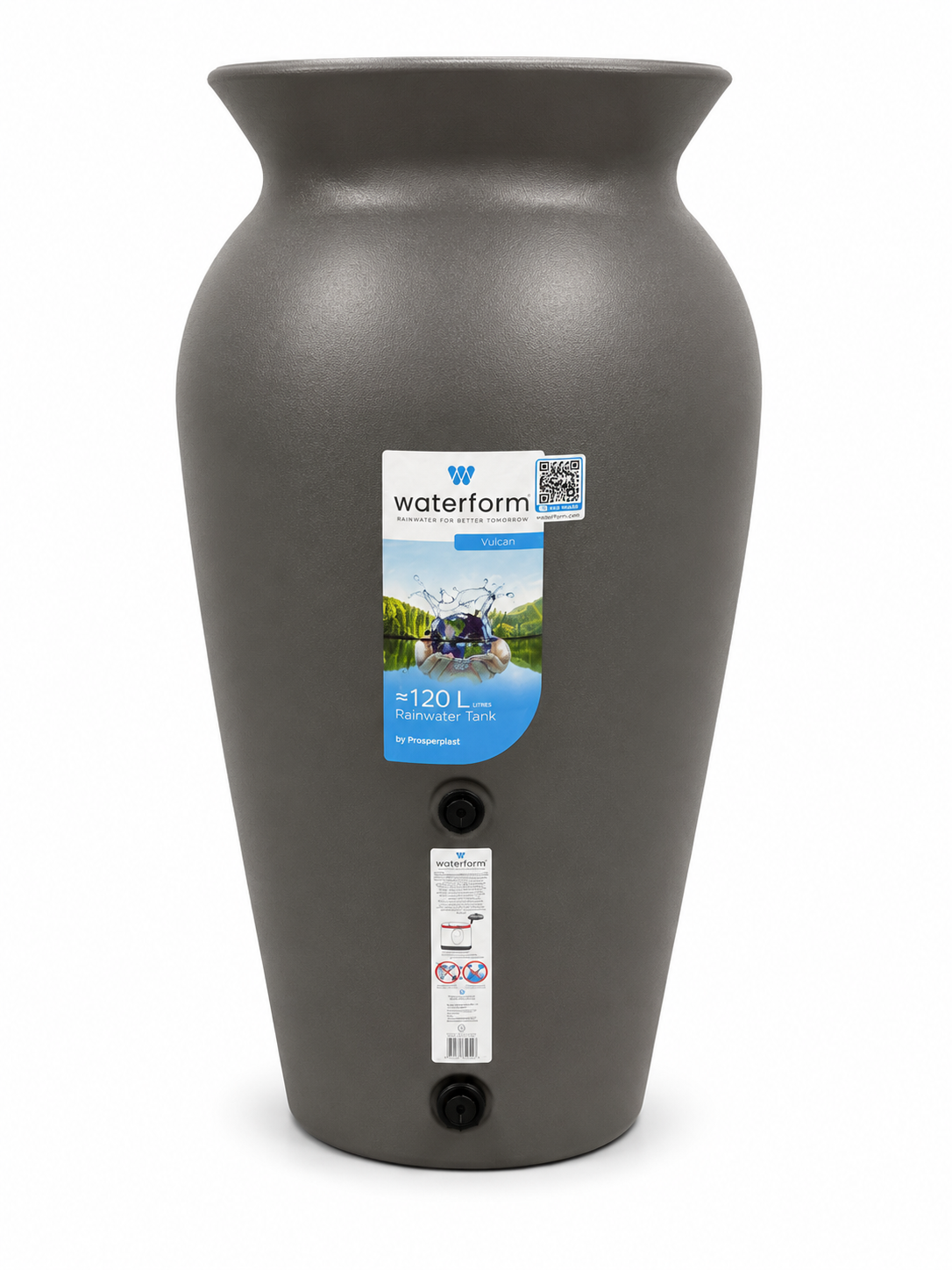 Nádrž na dažďovú vodu Waterform – tmavá amfora 210 l