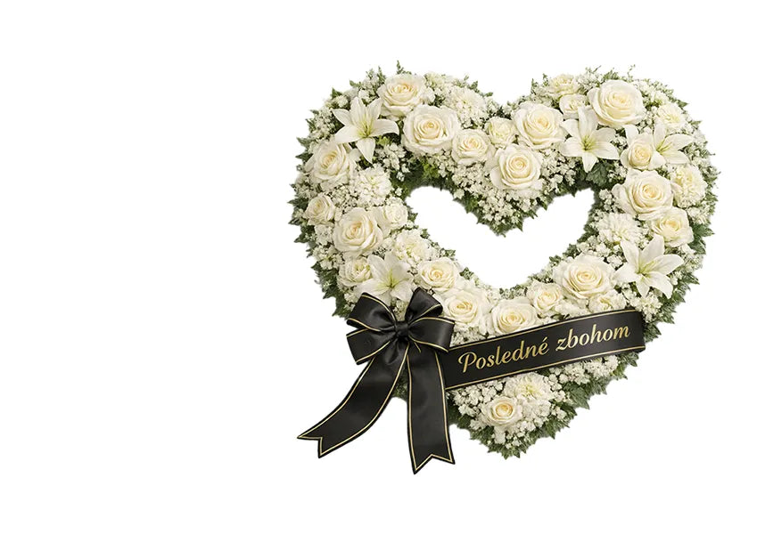 Smútočný veniec – pietna dekorácia na pohreb a na hrob | Kvetinárstvo Tália
