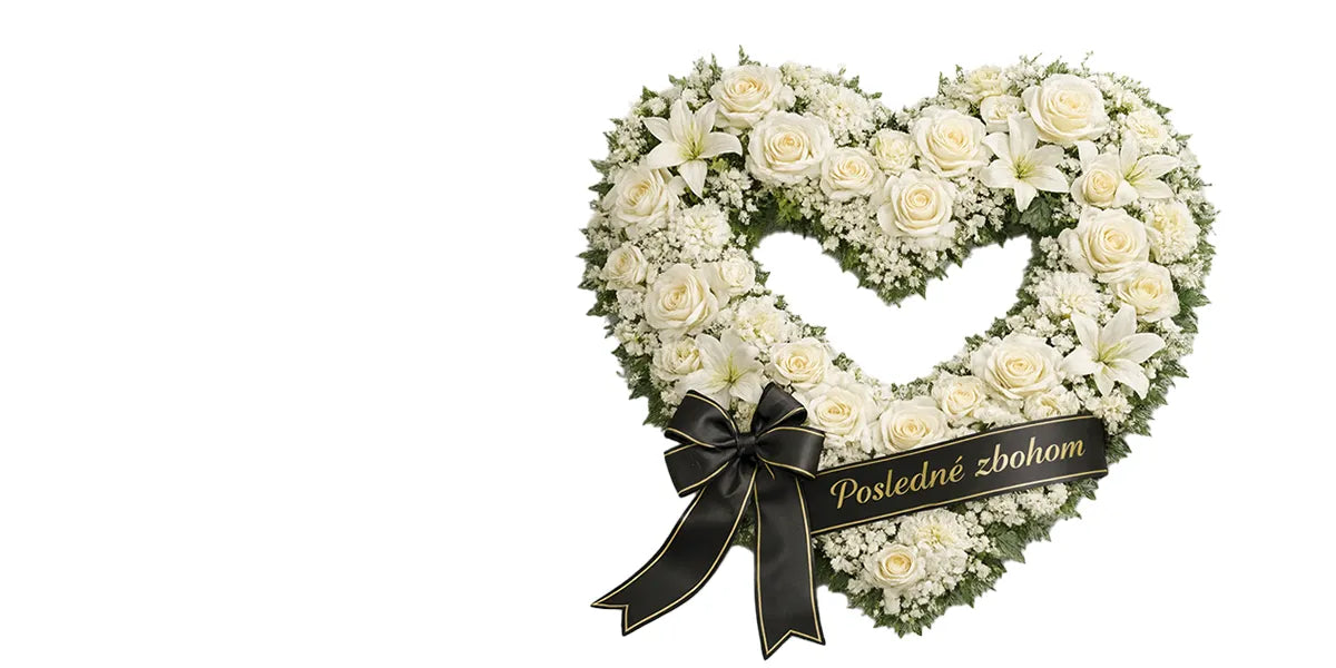 Smútočný veniec – pietna dekorácia na pohreb a na hrob | Kvetinárstvo Tália
