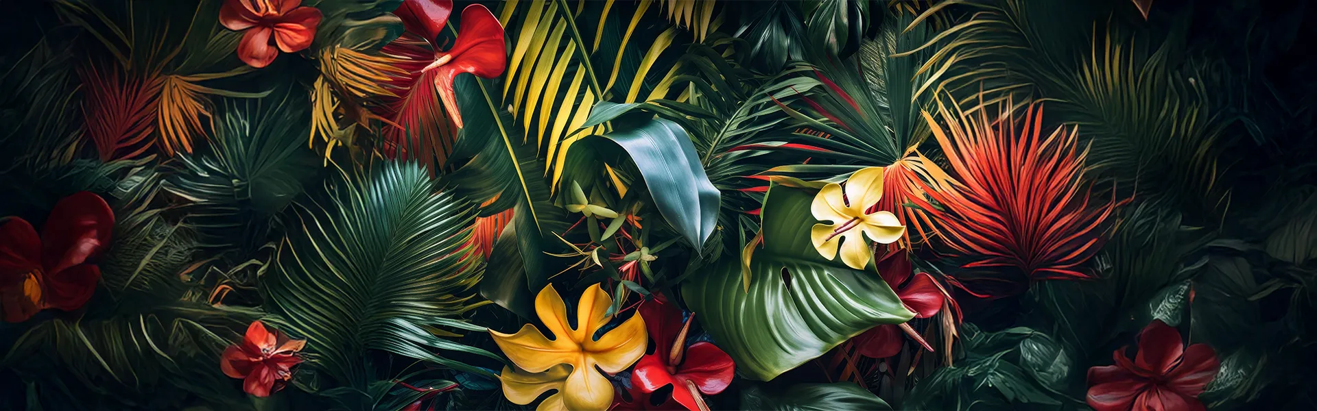 Exotické rastliny – banner